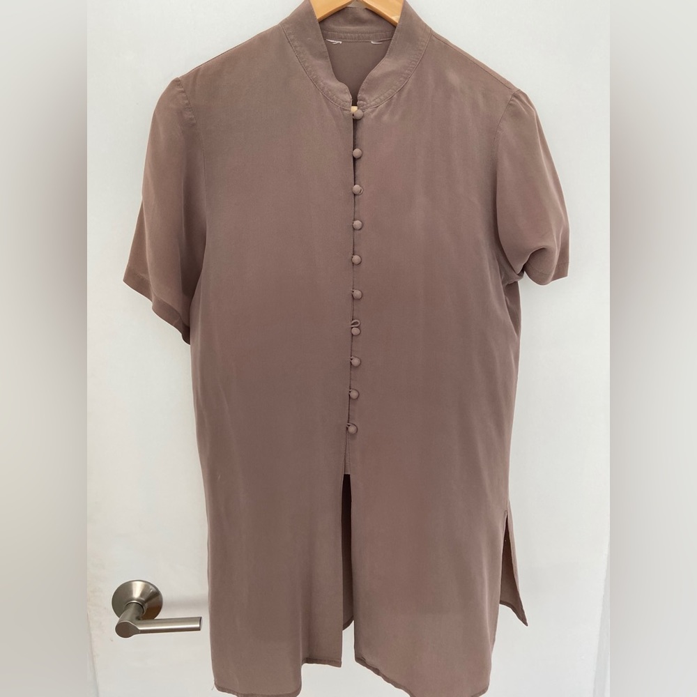Vintage 100% silk shirt